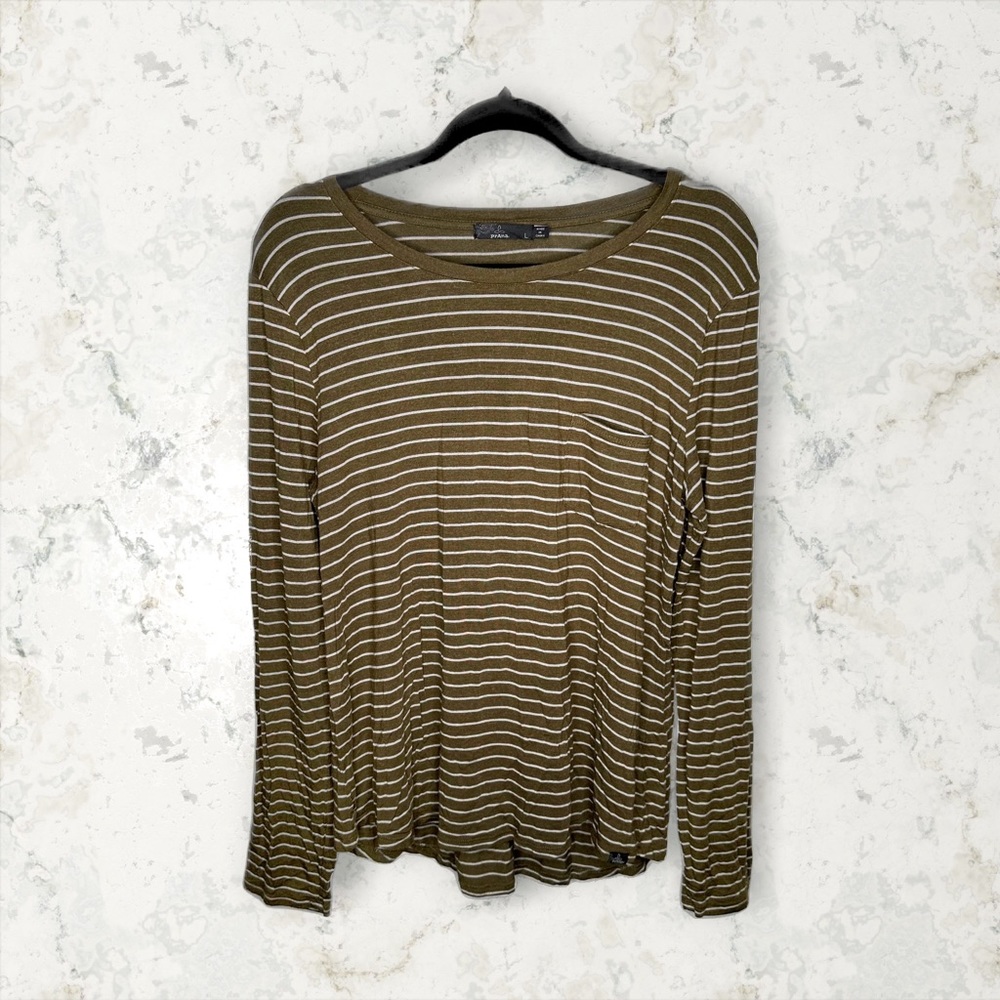 Prana Striped Long Sleeve